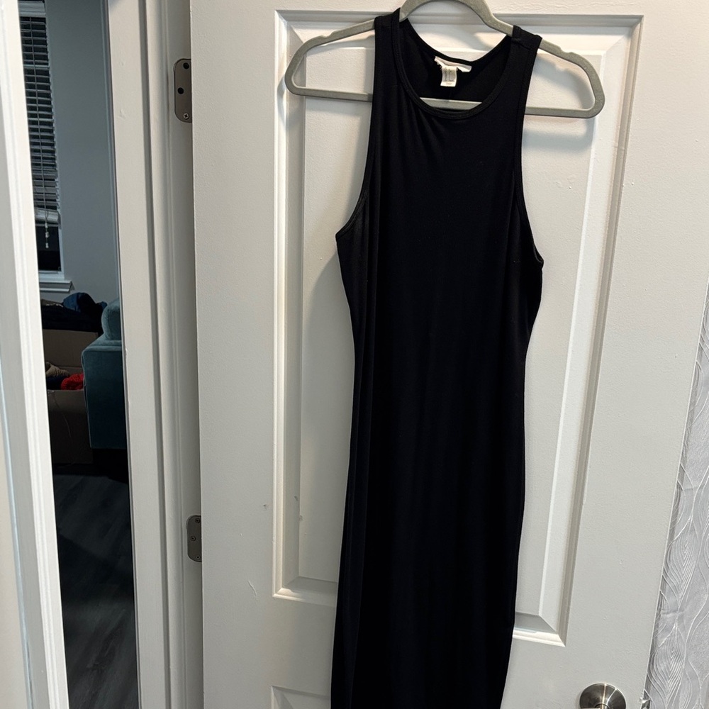 Forever 21 Black Midi Dress